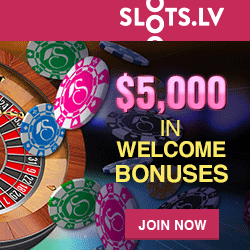 Slots.lv Cashable Deposit Bonus Codes