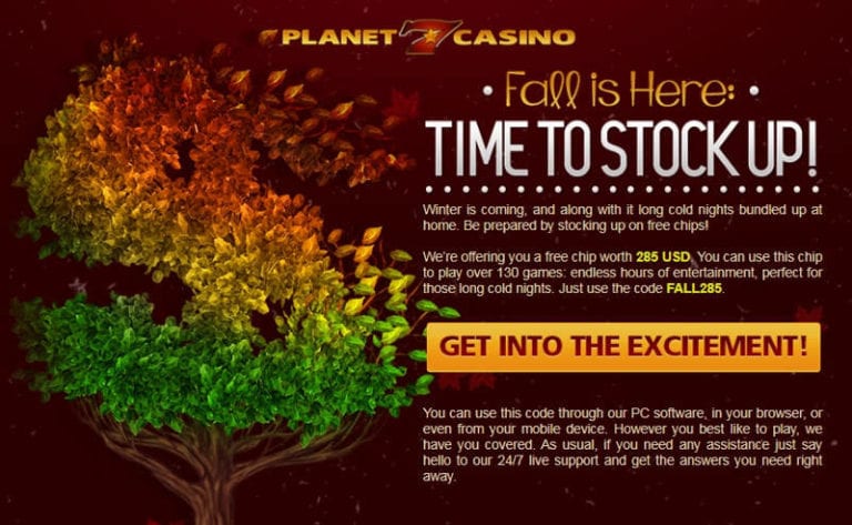 planet 7 casino coupons
